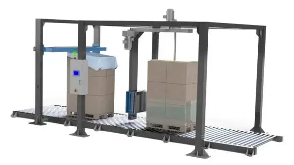 Palettisation film étirable — contrôle statique